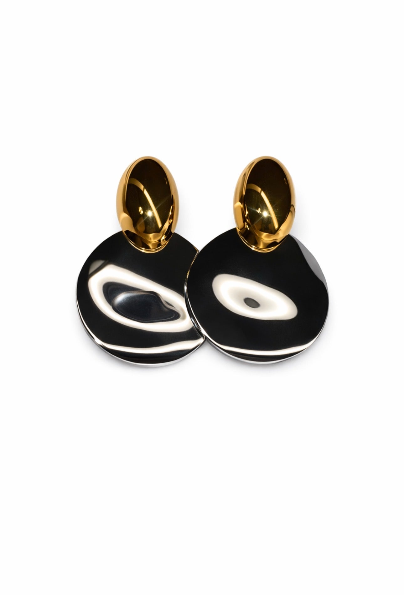 Chérie Silver & Gold Earrings
